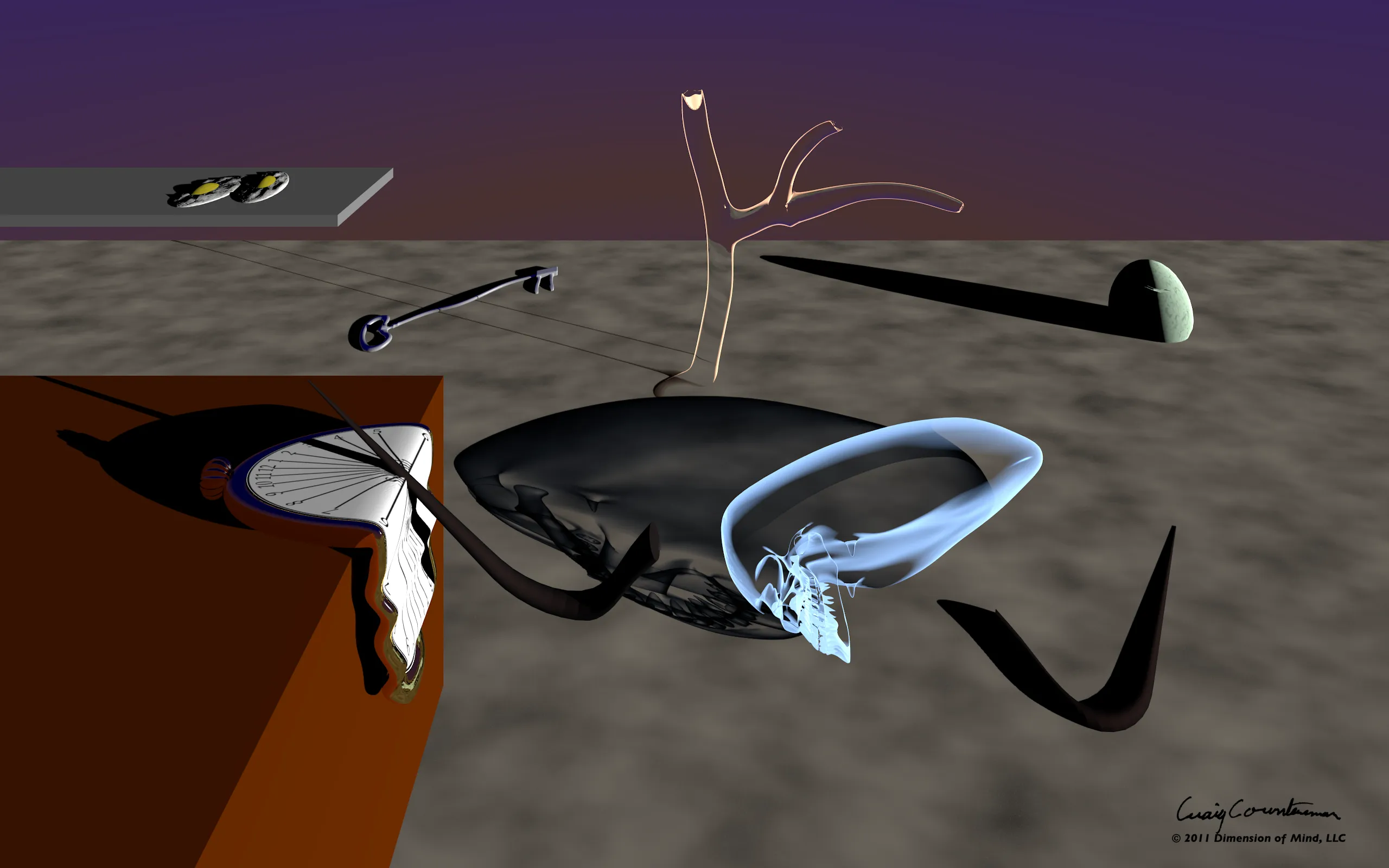 SunDalí Landscape: Afternoon