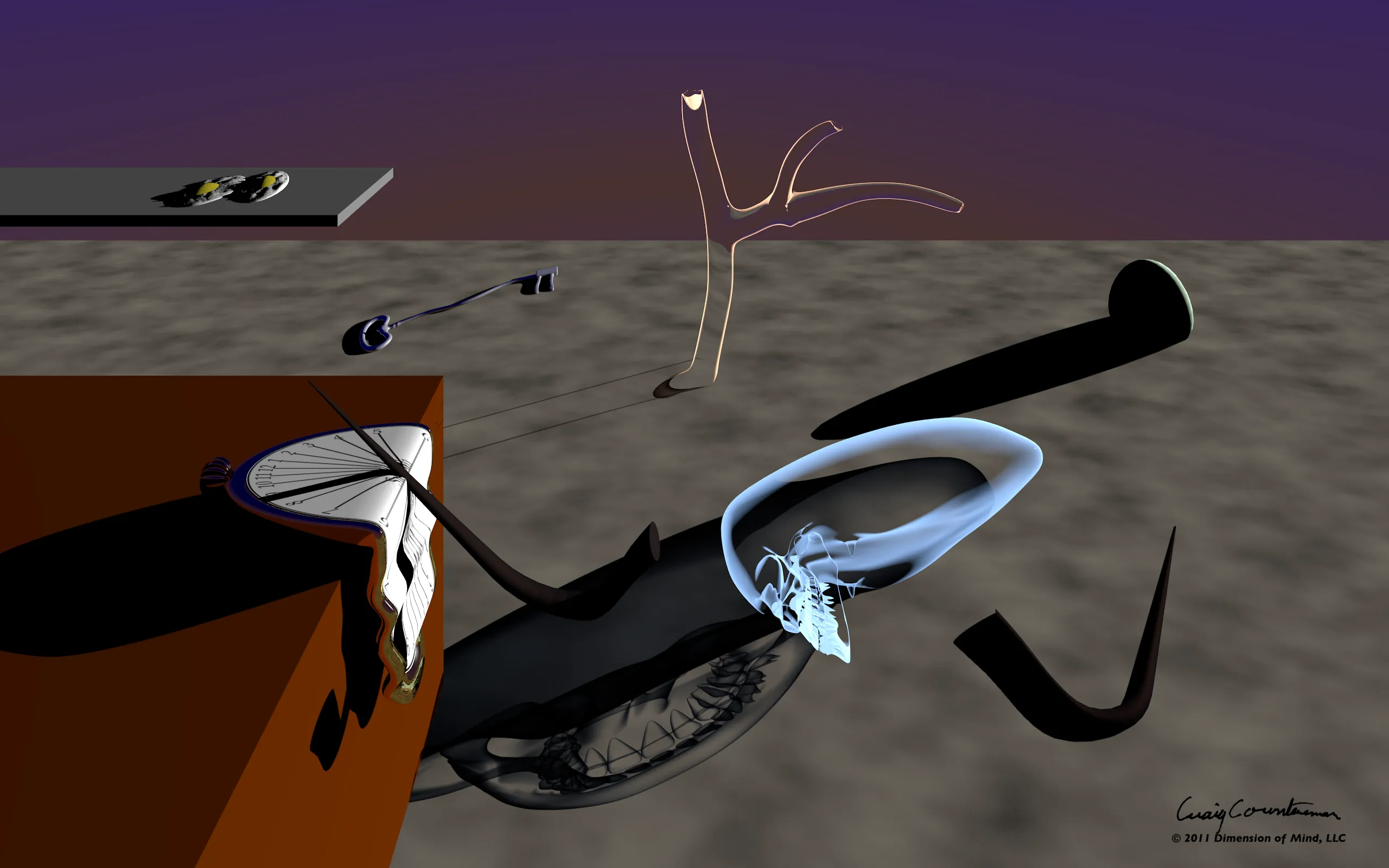 SunDalí Landscape: Morning